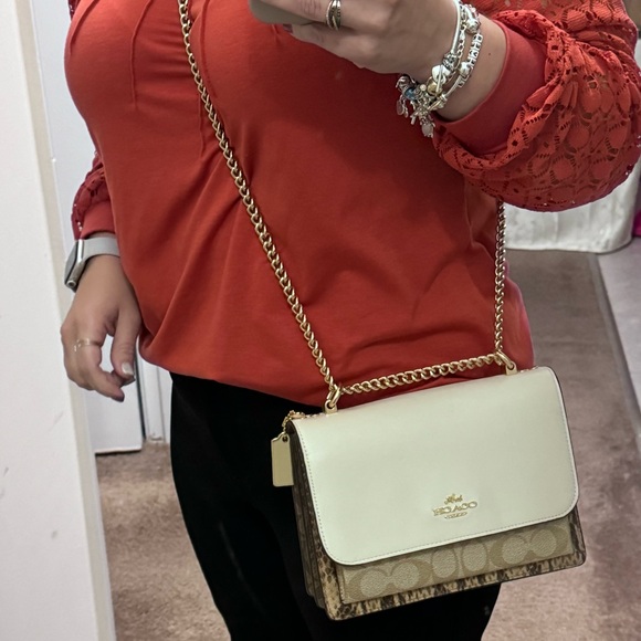 Coach Klare Crossbody with Snake Print - Picture 14 of 15